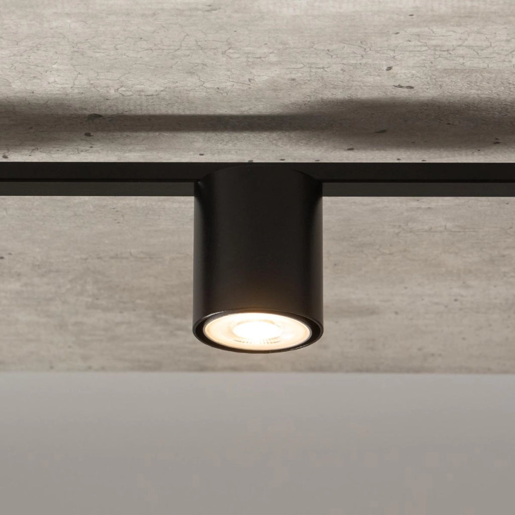 Plafoniera moderna nera 4 spot GU10 Sigma Sky Lighting