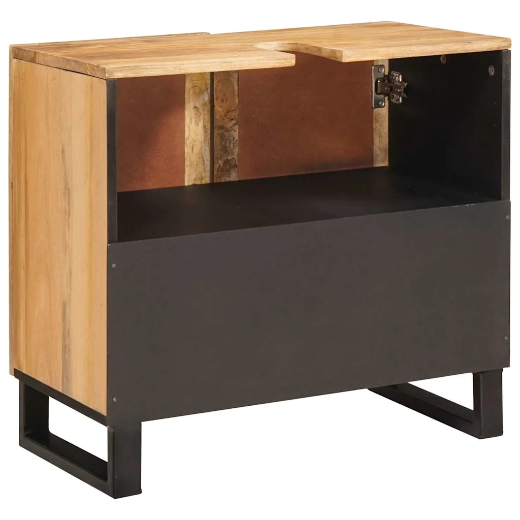 Mobile Lavabo | Armadio per Lavabo da Bagno con porta Marrone 62 x 33 x 58 cm