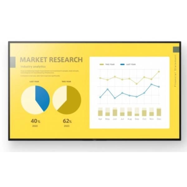 Sony fw-50ez20l visualizzatore di messaggi pannello piatto per segnaletica digitale 127 cm (50") led wi-fi 350 cd/m² 4k ultra hd nero android 16/7