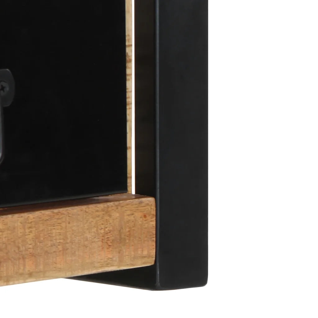 Mobile Porta TV 100x30x25 cm in Legno Massello di Mango Grezzo 4013597