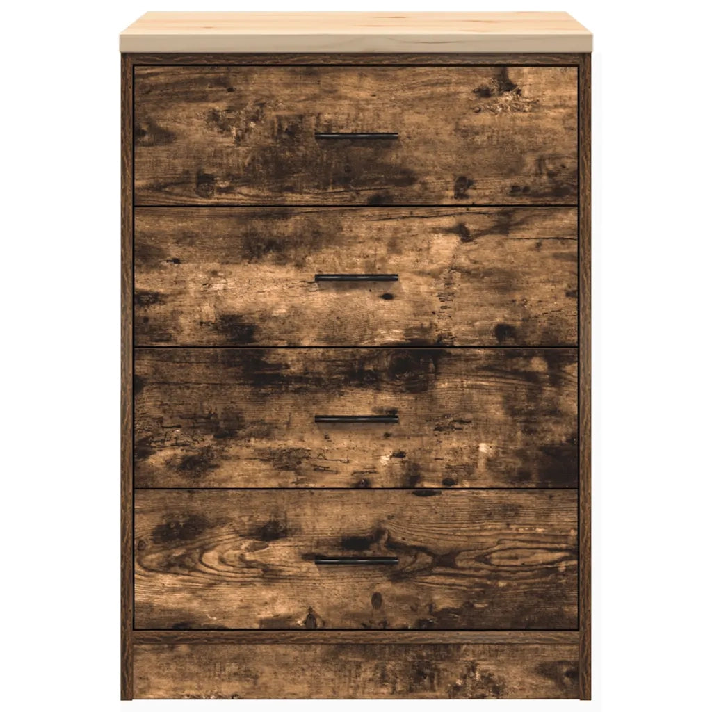 Armadietto da Garage in Rovere Affumicato 60x51x85 cm CFW9630761