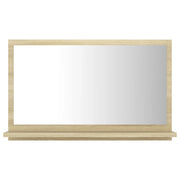Specchio da bagno 60x10,5x37 cm truciolare beige 02_0006923