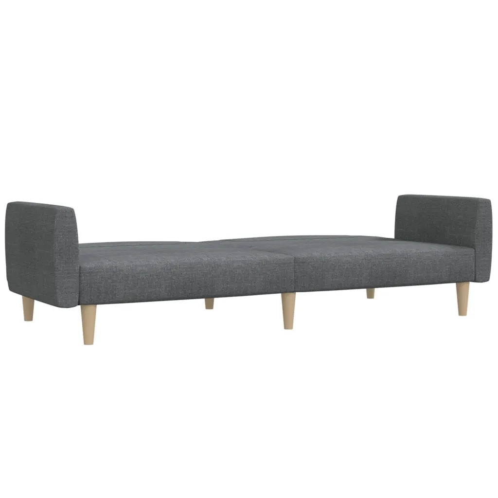 Divano letto | Sof¨¤ letto | Letto singolo a 2 Posti Grigio Chiaro in Tessuto