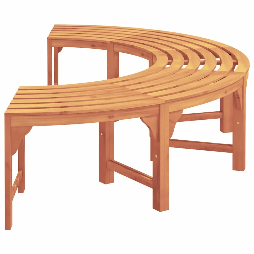 Panchina per Alberi Naturale 160 x 80 x 45cm 4108061