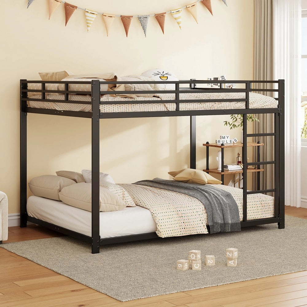 Letto a castello ¨C Minimal ¨C Nero metallo 140x200cm