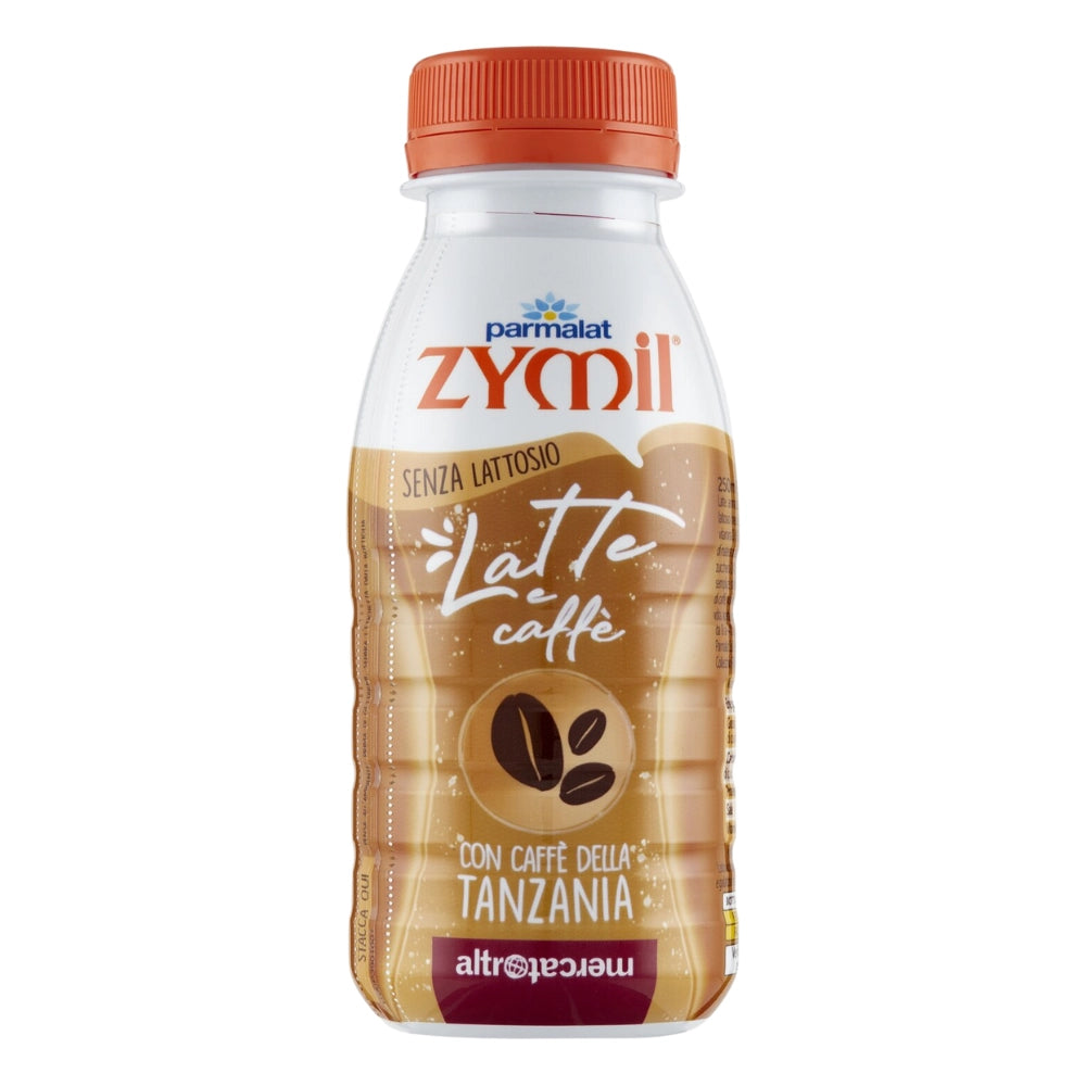 Zymil latte uht con caffe della tanzania 6 bottiglie da 250 ml