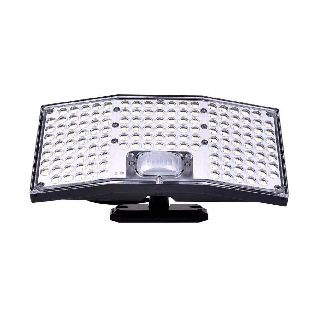 FARETTO SOLARE LED DA ESTERNO CON TELECOMANDO LUCE BIANCA FREDDA - SENSORE DI MOVIMENTO IDEALE PER GIARDINI BALCONI INGRESSI