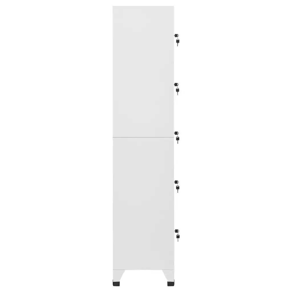 Armoire à casiers Gris Clair 38x40x180 cm Acier
