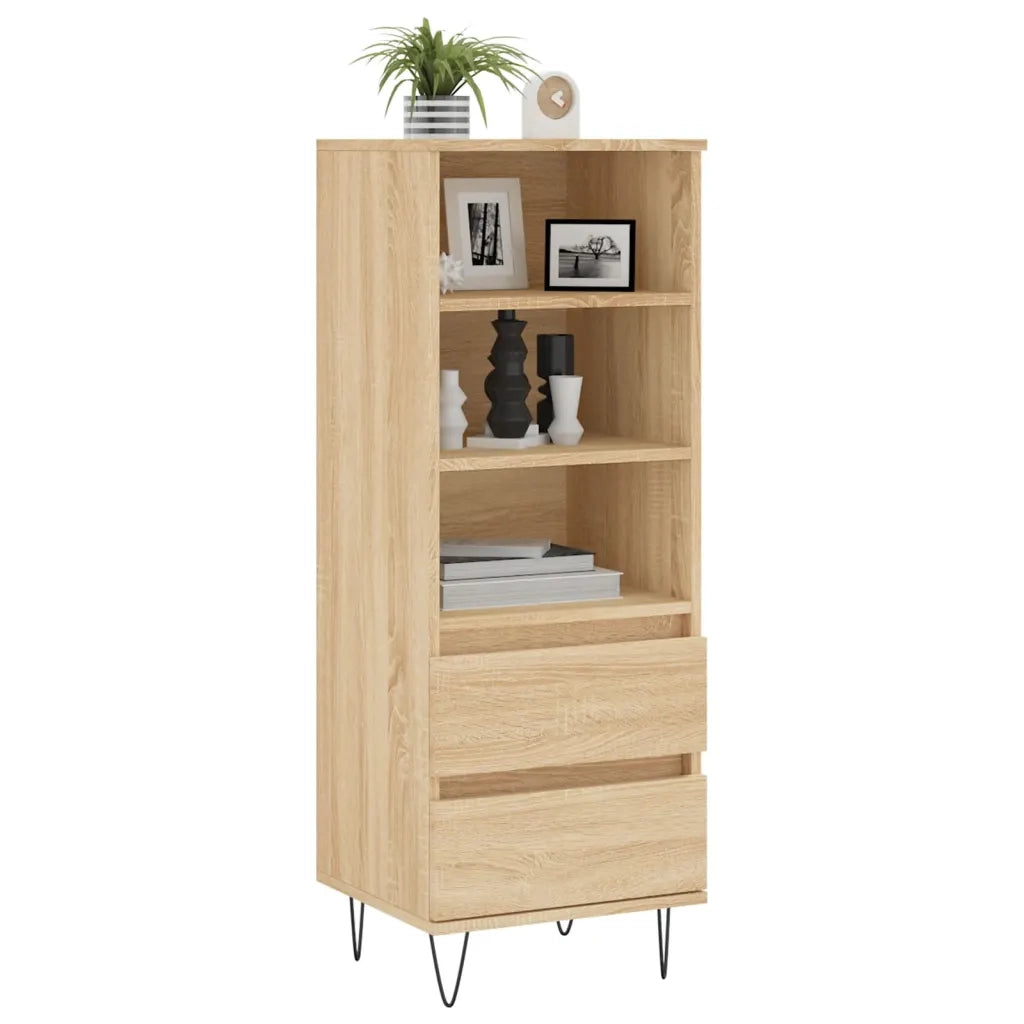 Credenza | Madia | Buffet da pranzo | Armadio da pranzo Rovere Sonoma 40x36x110 cm in Legno Multistrato