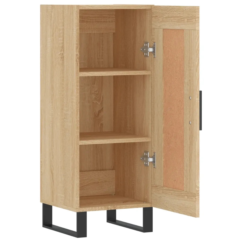 Credenza | Madia | Buffet da pranzo | Armadio da pranzo Rovere Sonoma 34,5x34x90 cm in Legno Multistrato