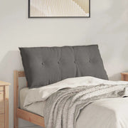 Cuscino per Schiena Grigio chiaro 100 x 50 cm Tessuto in Cords