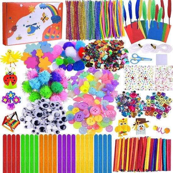 Cassettino di Attività Creativa - Scatola di Attività - Cassettino di Attività per Ragazze - Box di Attività - Cassettino di Attività Creativa
