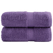 Asciugamani per Ospiti SOLUND 2 pz Viola 30x50 cm 600 g/mÂ²