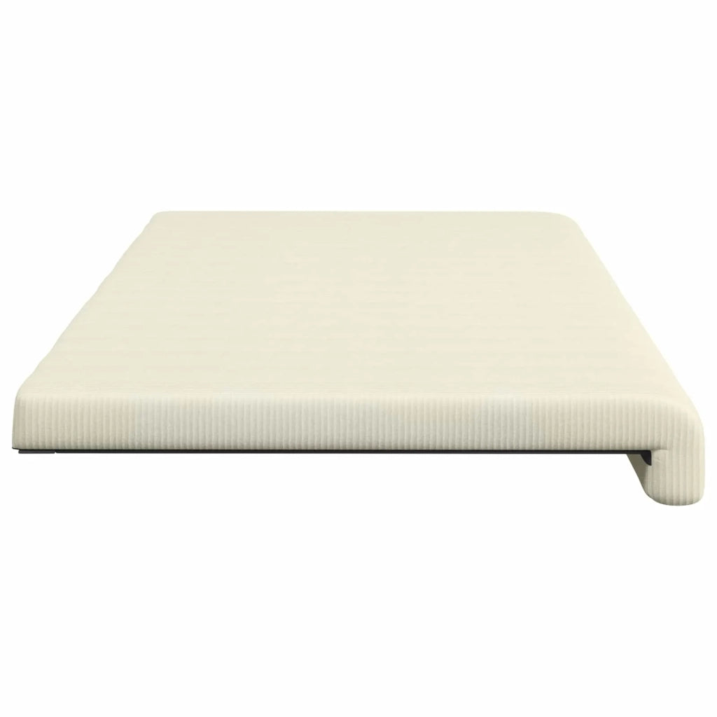 Cuscino per panchina corduroy Crema Profondità 35 cm 42043368