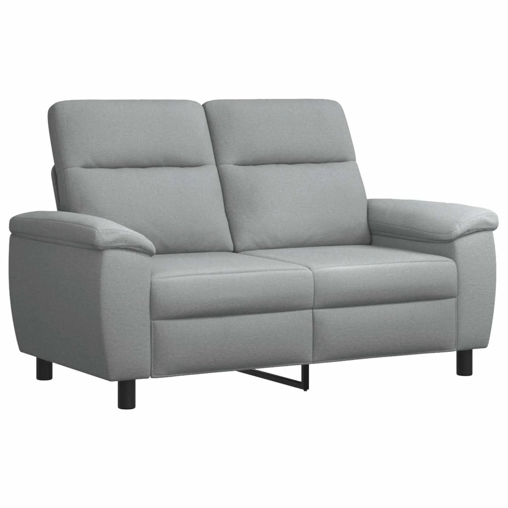 Set di divani 3 pcs Grigio Chiaro Tessuto 3430643
