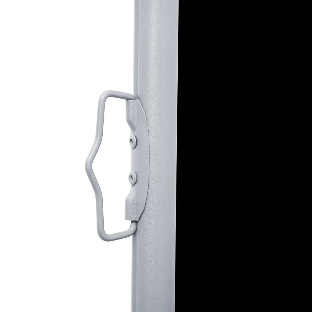 Tenda da Sole Laterale Retrattile Nera 100x1000 cm 48472