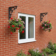 Supporti per mensole da parete 12 pz Nero 10 x 10 x 2.8 cm 42038830