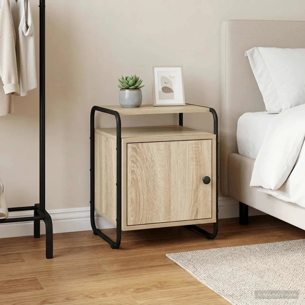 Armadio da Notte Rovere Sonoma Legno ingegnerizzato 8007613