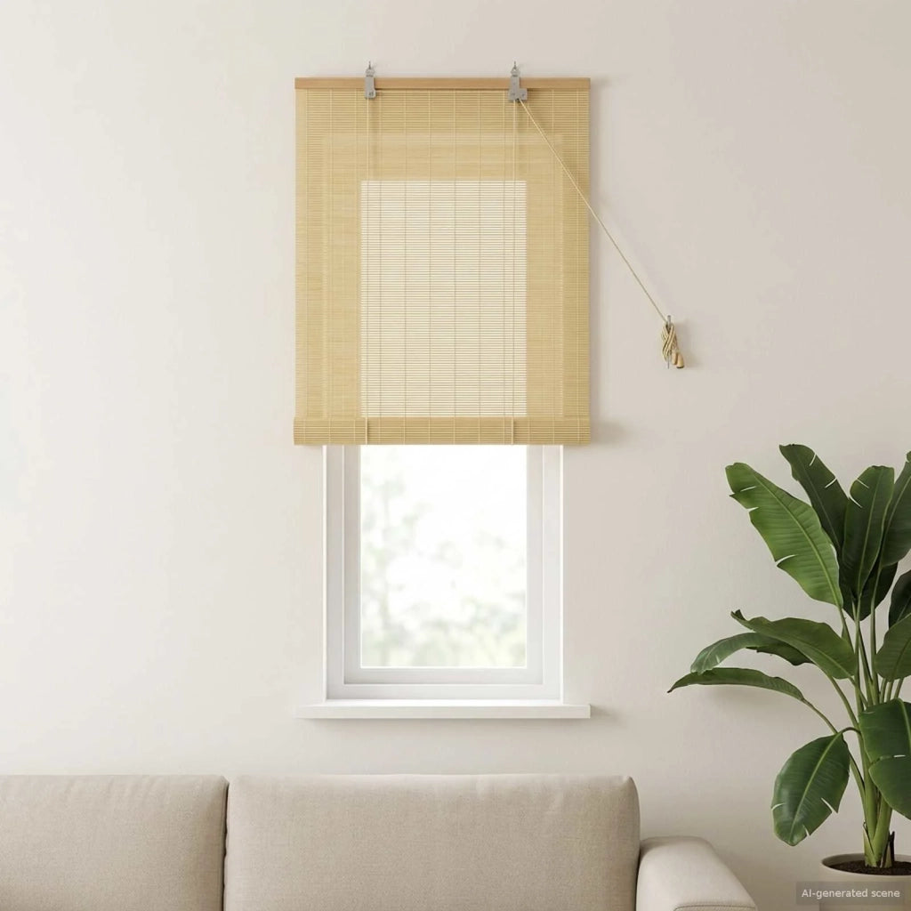 Tenda a rullo Naturale 50 x 160 cm Bambù 42039750