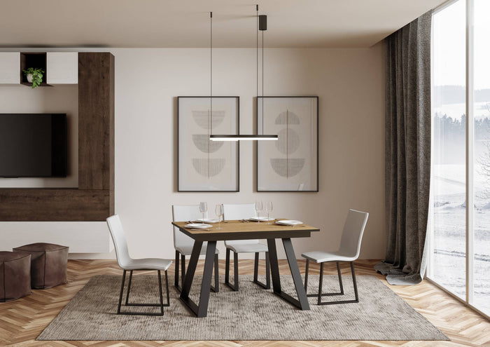 Tavolo Allungabile 120-180x90x74 cm Bernadette Quercia Naturale