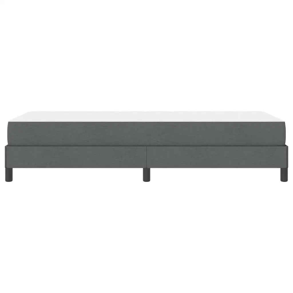 Letto a molle con materasso Grigio scuro 90 x 190 cm Tessuto 3398452
