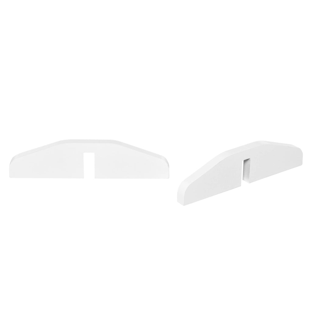 Barriera estensibile a forbice a 3 pannelli con piedini di supporto pieghevole in legno massello e MDF bianco