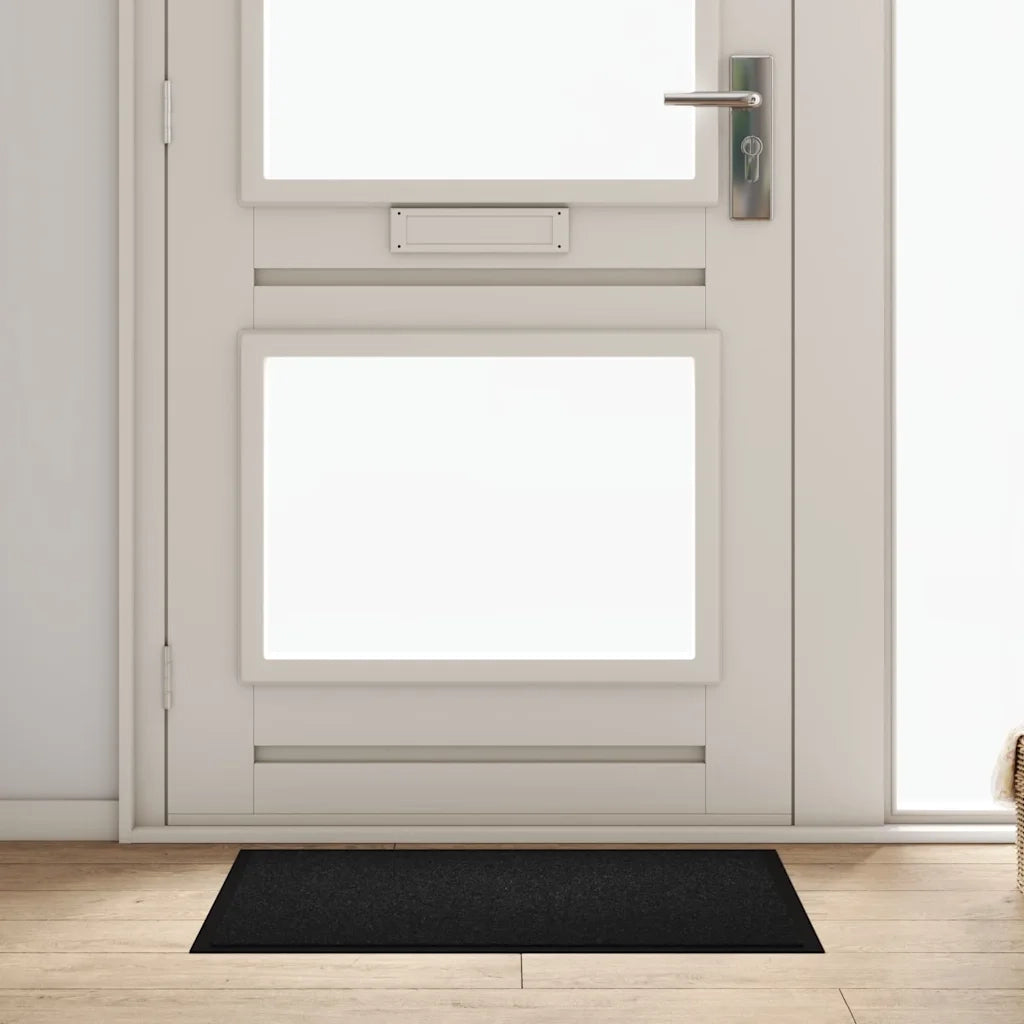 Tappetino Nero 60 x 40 x 1.2 cm Tessuto Teddy