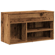 Scarpiera | Mobile per scarpe Legno Antico 80x30x45 cm in Legno Multistrato