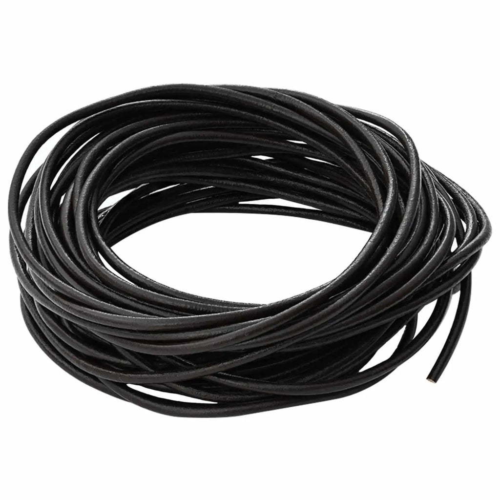Cordino in Pelle Marrone Scuro ?3 mm x 5 m Pelle CFW6469406