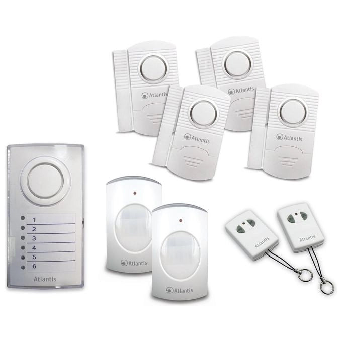 Atlantis Land +Alarm 200 Easy sistema di sicurezza e controllo Bianco