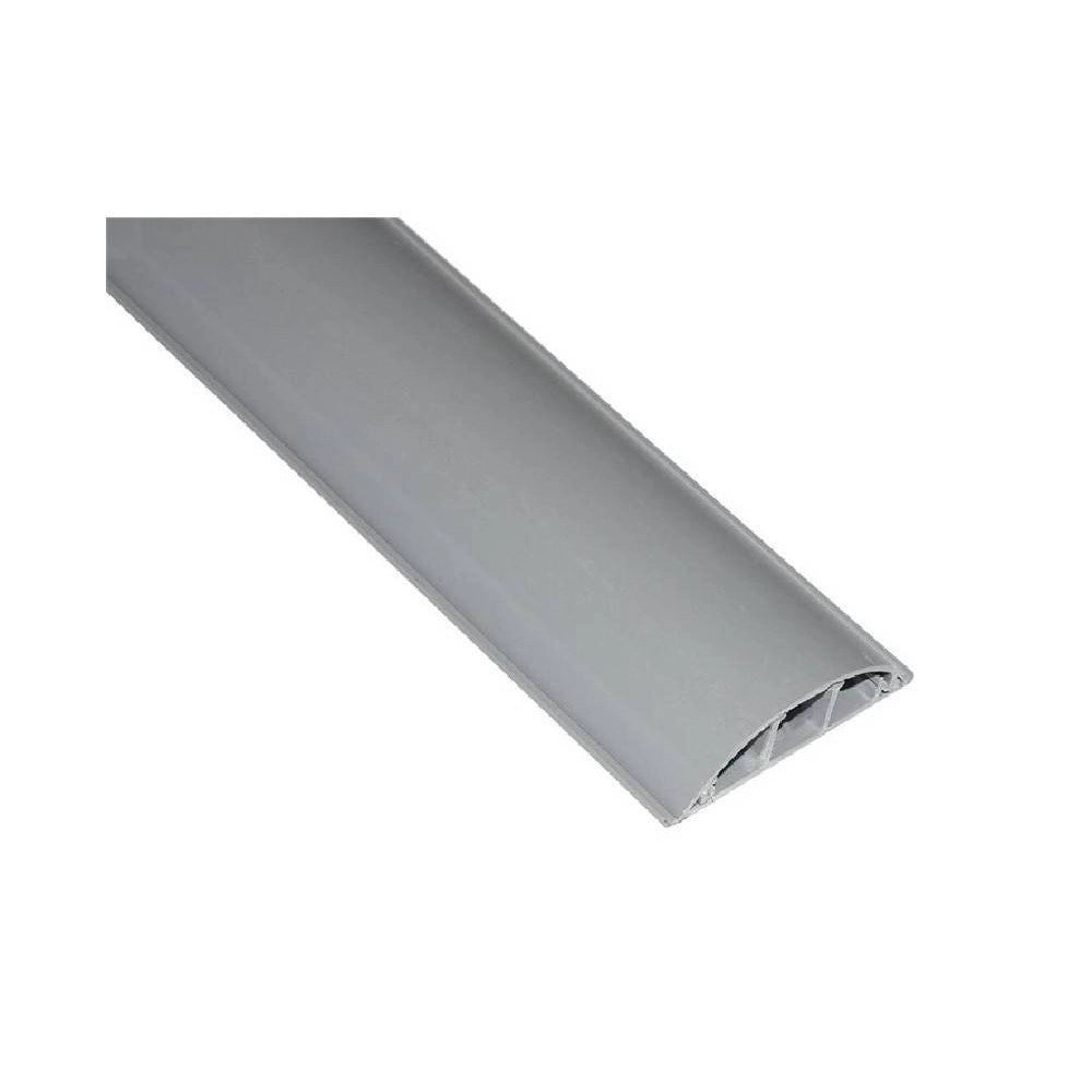 Trade Shop - 2 Canalina Cavi Plastica Ct2 Grigia 2mt 75x20mm 5627520f A Pavimento Calpestabile -