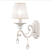 Maytoni applique shabby chic Grace 1 luce E14 bianco metallo diffusore bianco