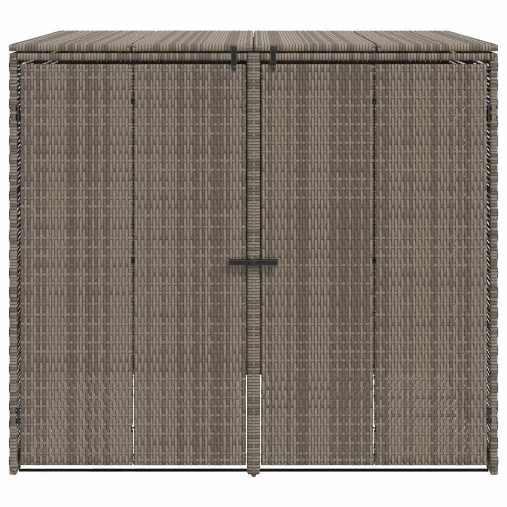 Cassa per Spazzatura 2 pcs Grigio 130 x 80 x 115 cm Polietilene