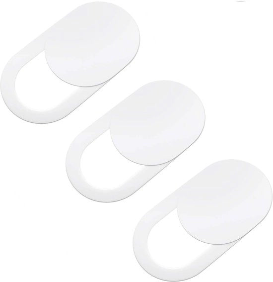 4 pezzi di copertura per webcam, copertura ultradurissima per tablet, laptop, pc e smartphone - (bianco)