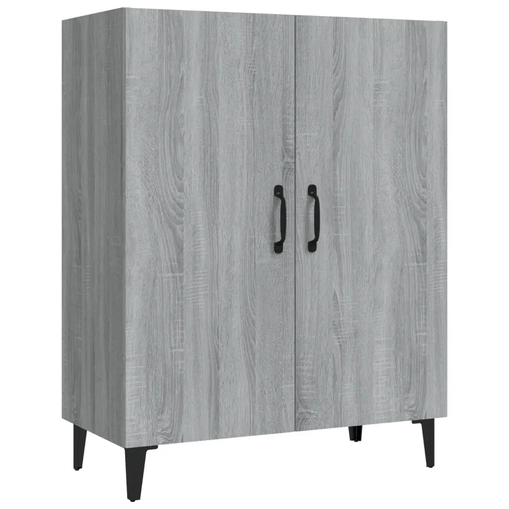 Credenza Grigio Sonoma 70x34x90 cm in Legno Multistrato cod mxl 15955