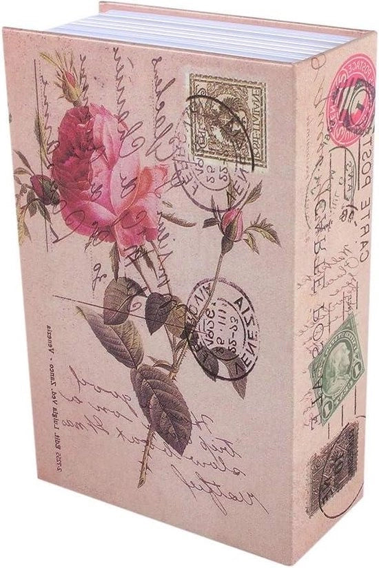 Cassa portatile per gioielli valutari dimensioni 18 * 115 * 55 cm - Uso domestico e ufficio - Tipo diario di Rose.