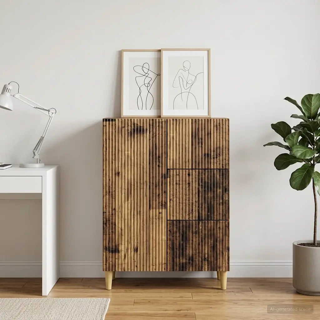 Credenza Legno antico 66 x 34,5 x 90 cm Legno ingegnerizzato 894633