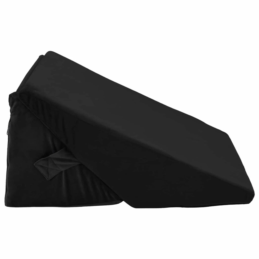 Cuscino a Wedge Nero 55 x 55 x 26 cm Schiuma Memory CFW1365032