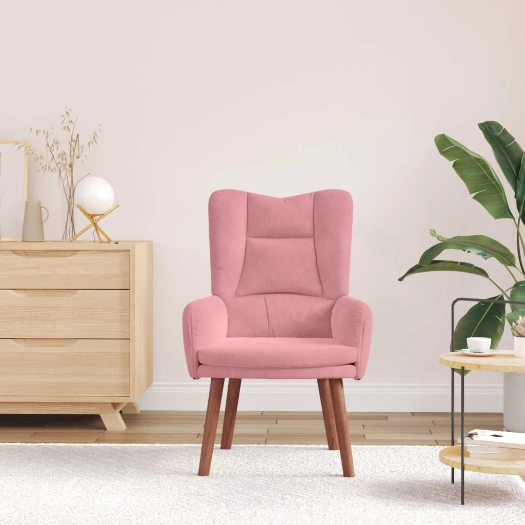 Divano Sedia-Poltrona Rosa 63 x 67 x 94 cm Velluto 492101