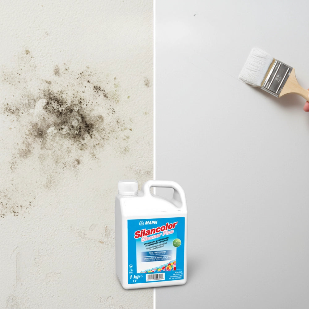 Mapei silancolor cleaner plus trattamento antimuffa per superfici 1 kg
