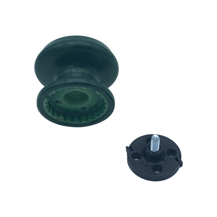 Pomolo fisso per porta SAGUATTI 877/80SAB in alluminio verde opaco