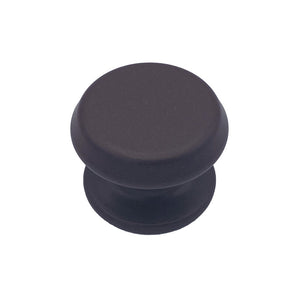 Pomolo fisso per porta SAGUATTI 877/80UAB in alluminio marrone opaco