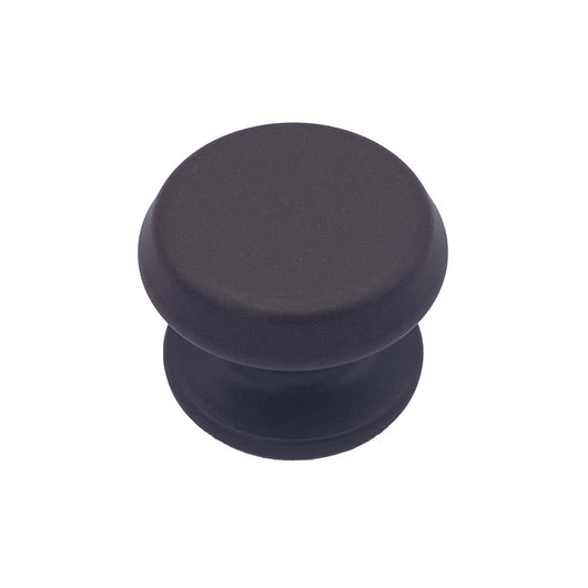 Pomolo fisso per porta SAGUATTI 877/80UAB in alluminio marrone opaco