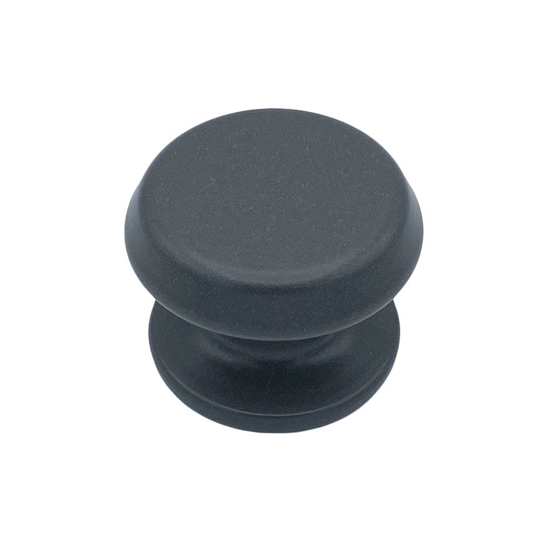 Pomolo fisso per porta SAGUATTI 877/80YAB in alluminio grigio opaco