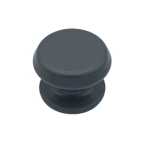 Pomolo fisso per porta SAGUATTI 877/80YAB in alluminio grigio opaco