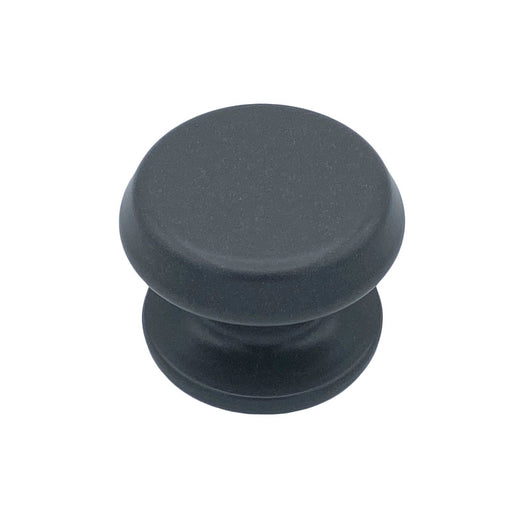 Pomolo fisso per porta SAGUATTI 877/80YAB in alluminio grigio opaco