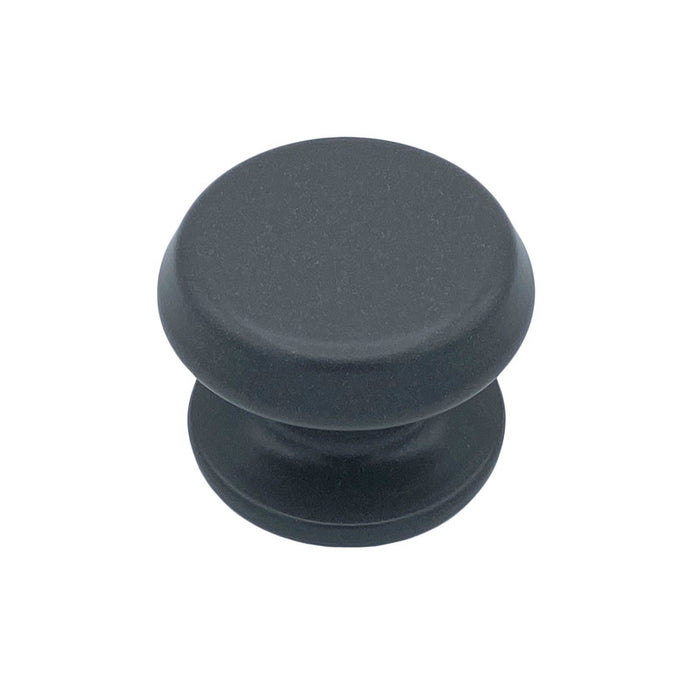 Pomolo fisso per porta SAGUATTI 877/80YAB in alluminio grigio opaco