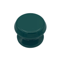 Pomolo fisso per porta SAGUATTI 877/80SB in alluminio verde lucido