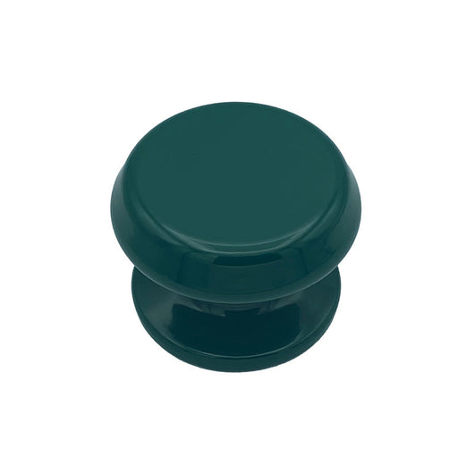 Pomolo fisso per porta SAGUATTI 877/80SB in alluminio verde lucido