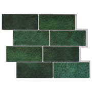 Piastrella subway 10 pcs Verde Scuro 29 x 21 cm